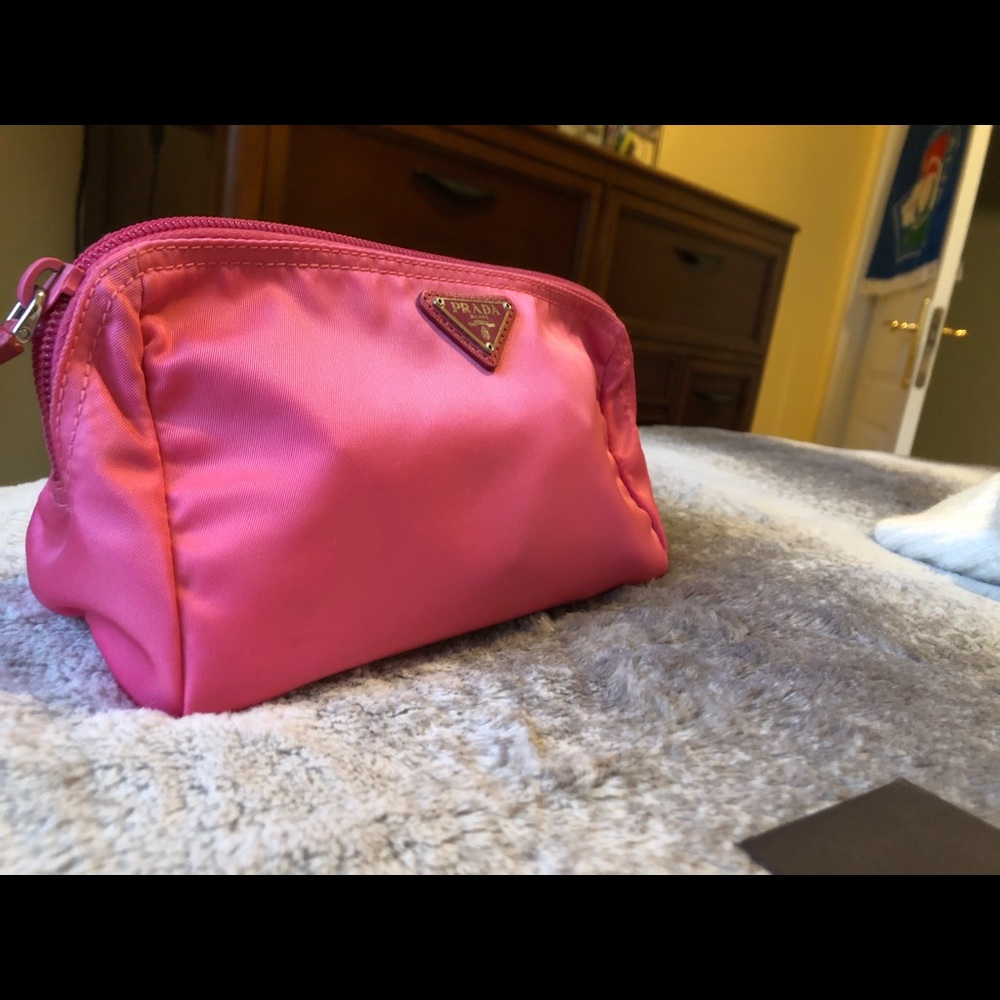 Authentic Prada makeup bag from outlet